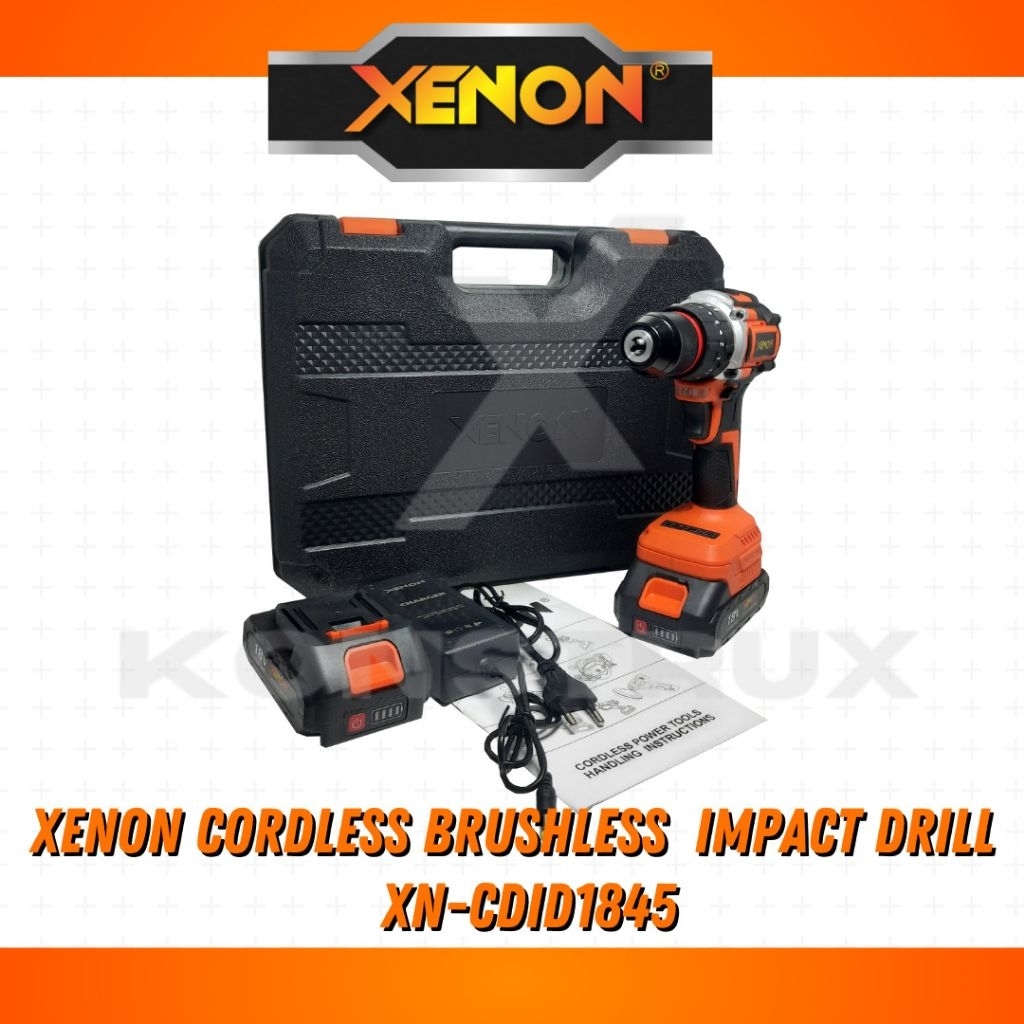 Xenon Bor Cordless 18v CDID1845 Bor Multifungsi