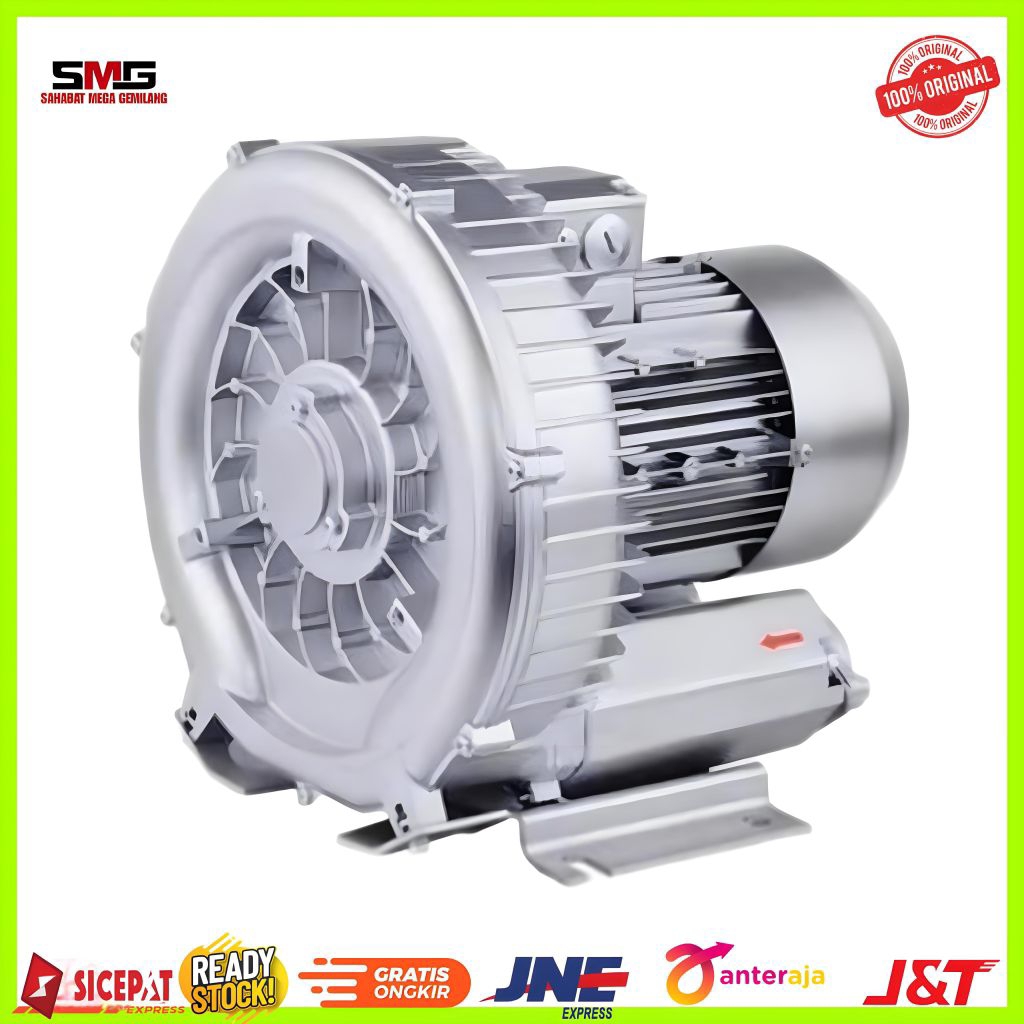 Ring Blower Rotor HB-370 Blower Tambak udang 220V 1 Phase