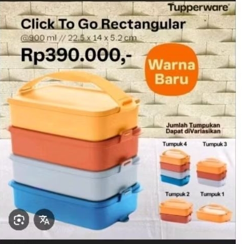 Tupperware rantang