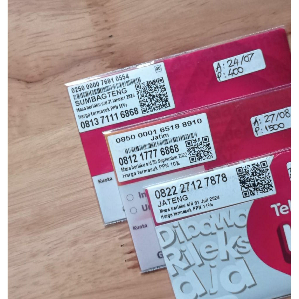 Nomor Cantik Telkomsel SimPATI Seri Fengshui Kemakmuran 6868 6969 dan 7878