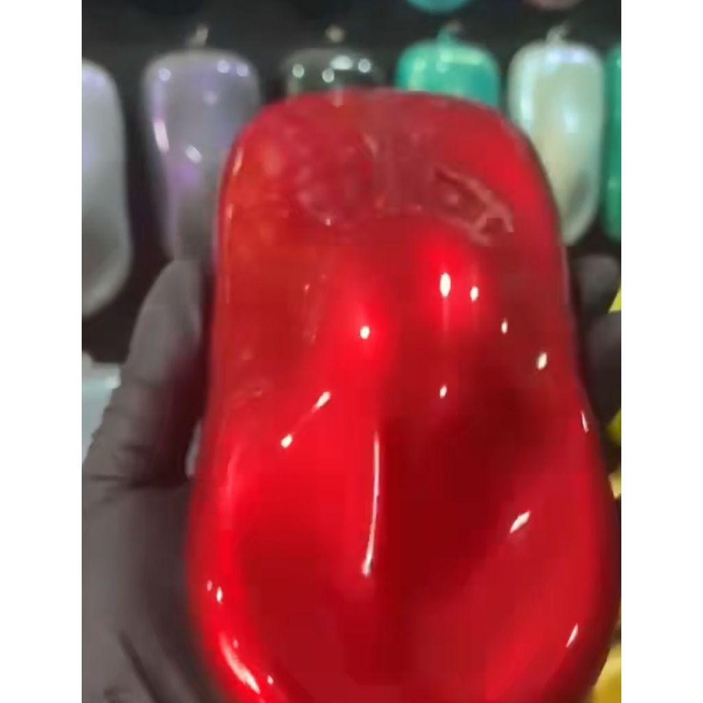 Cat Merah Metalic Pu/ Cat Candy Briliant Red Cat Mobil Motor 500ml