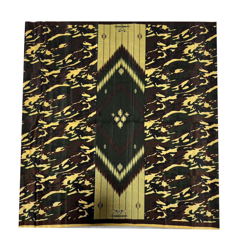 SARUNG LORENG TNI - SAMARINDA MOTIF LORENG - ORIGINAL - TIDAK MUDAH KUSUT