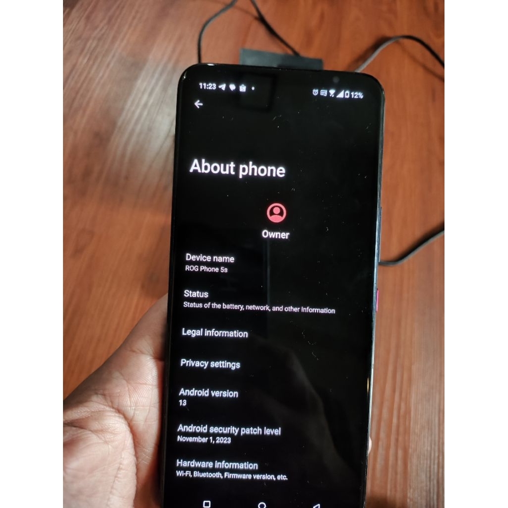 ASUS ROG PHONE 5s 8/128 Ex Resmi