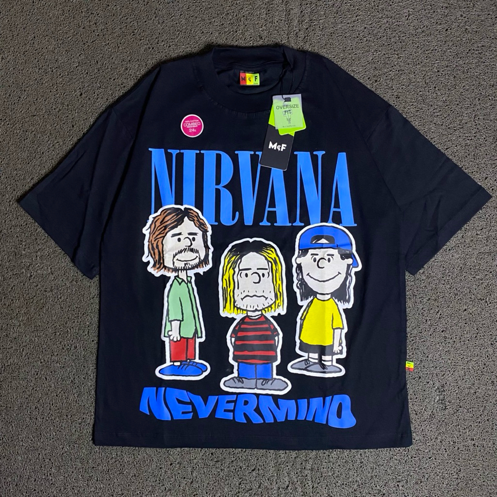 TSHIRT KAOS OVERSIZE MCF SUPPLY CO ORIGINAL Nirvana