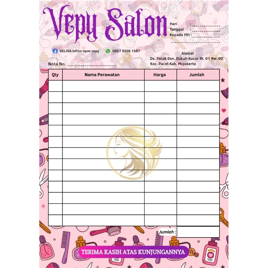 NOTA NCR CUSTOM 2ply