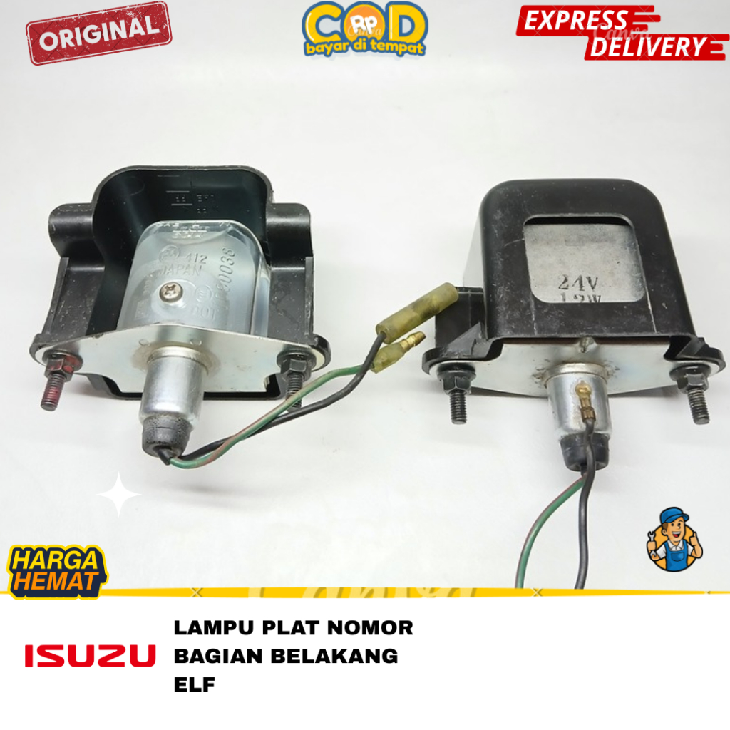 LAMPU PLAT NOMOR BELAKANG ISUZU ELF ORIGINAL