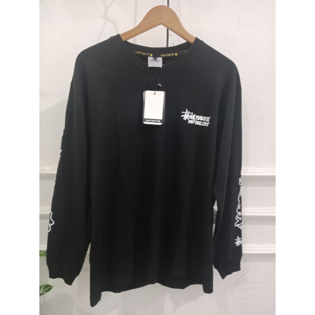 T-shirt Lengan panjang Carhartt x Stussy Graphic Tee
