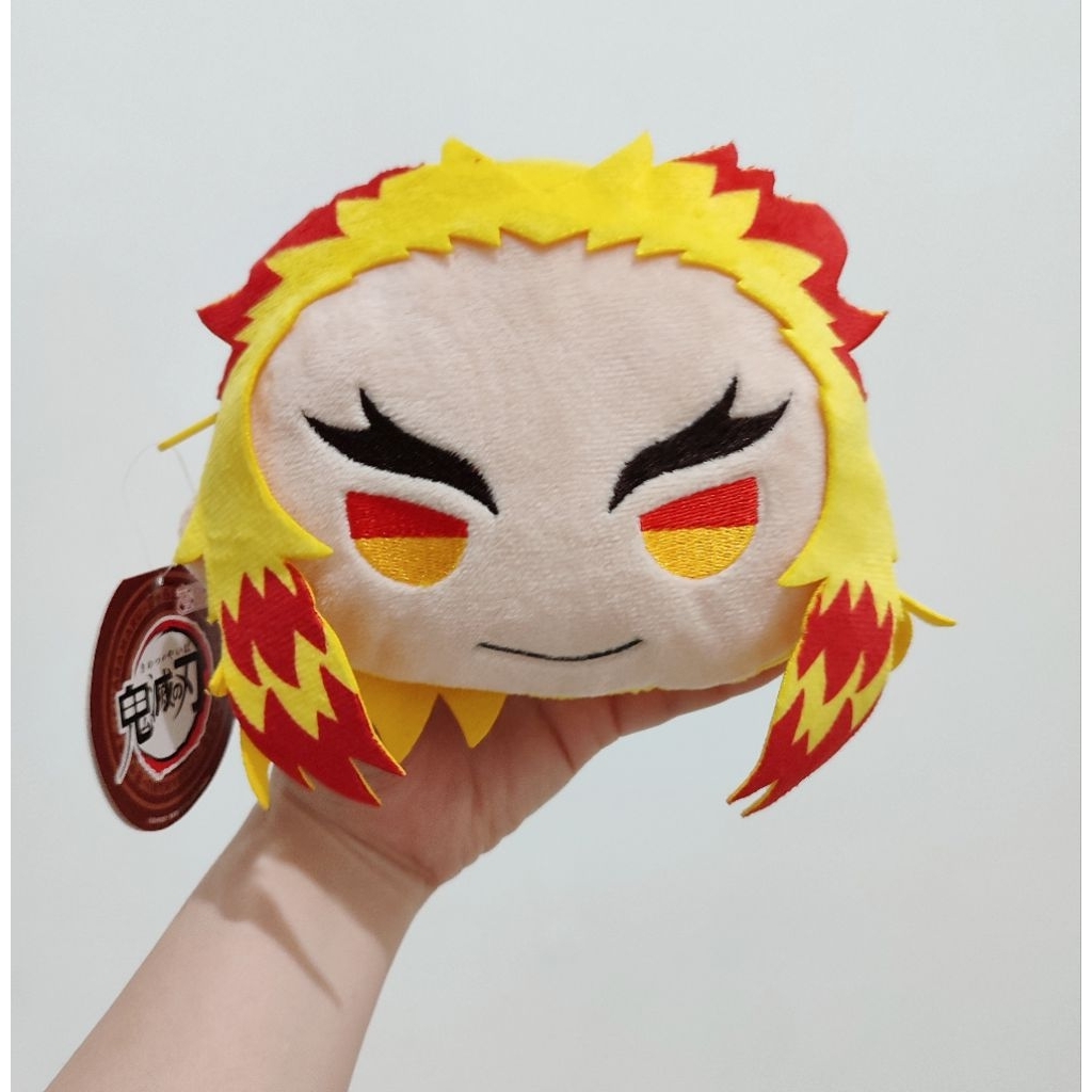 Demon Slayer Kimetsu No Yaiba Plush Doll Rengoku / Dompet wajah Rengoku