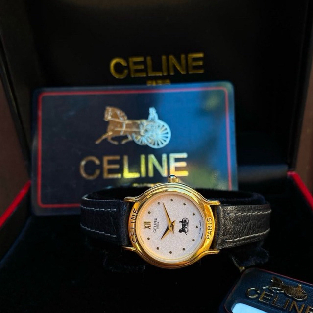 Celine paris quartz (NOS) / jam tangan celine /celine preloved