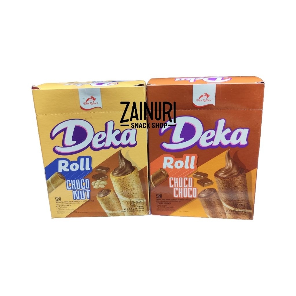 Deka Roll Wafer Stick (Choco Nut / Choco Choco) – Isi 24 pcs