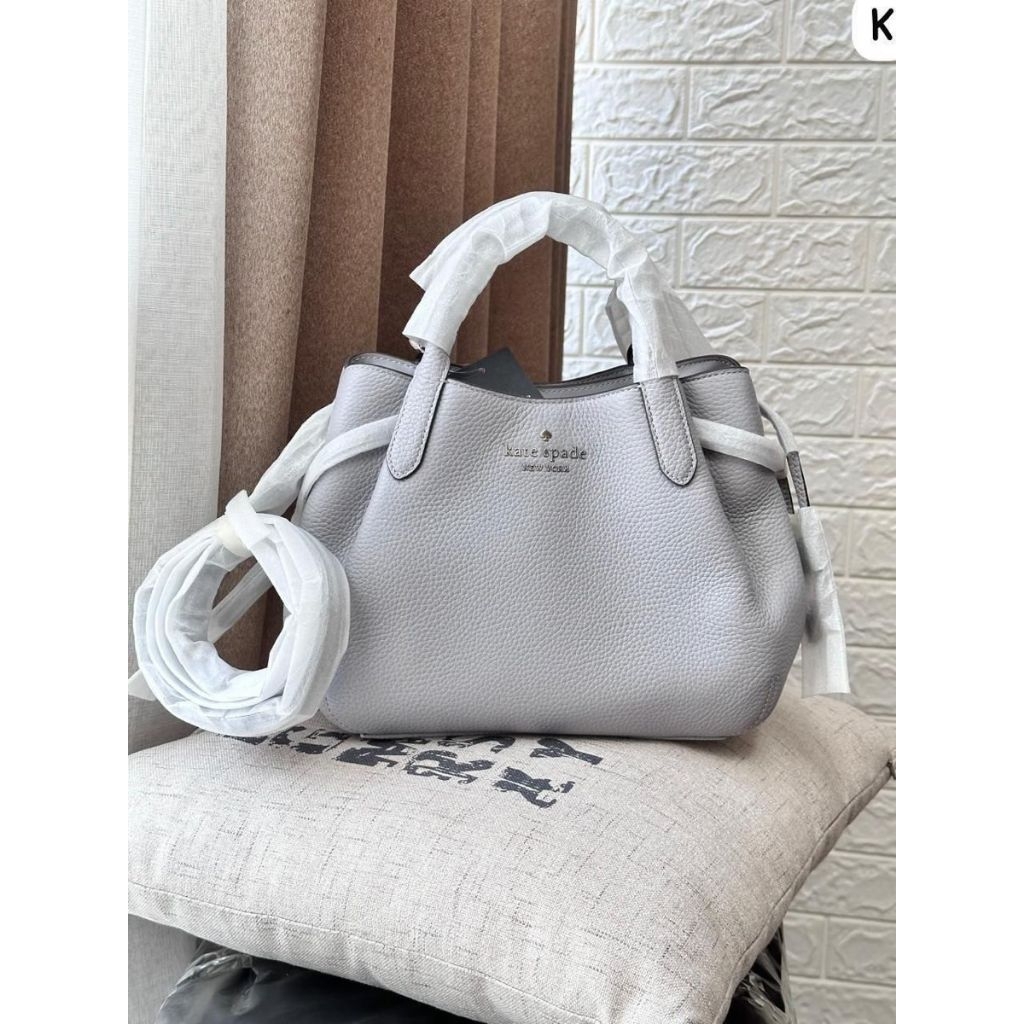 ks hand/crossbody bag dumpling small satchel mountain gray grey n