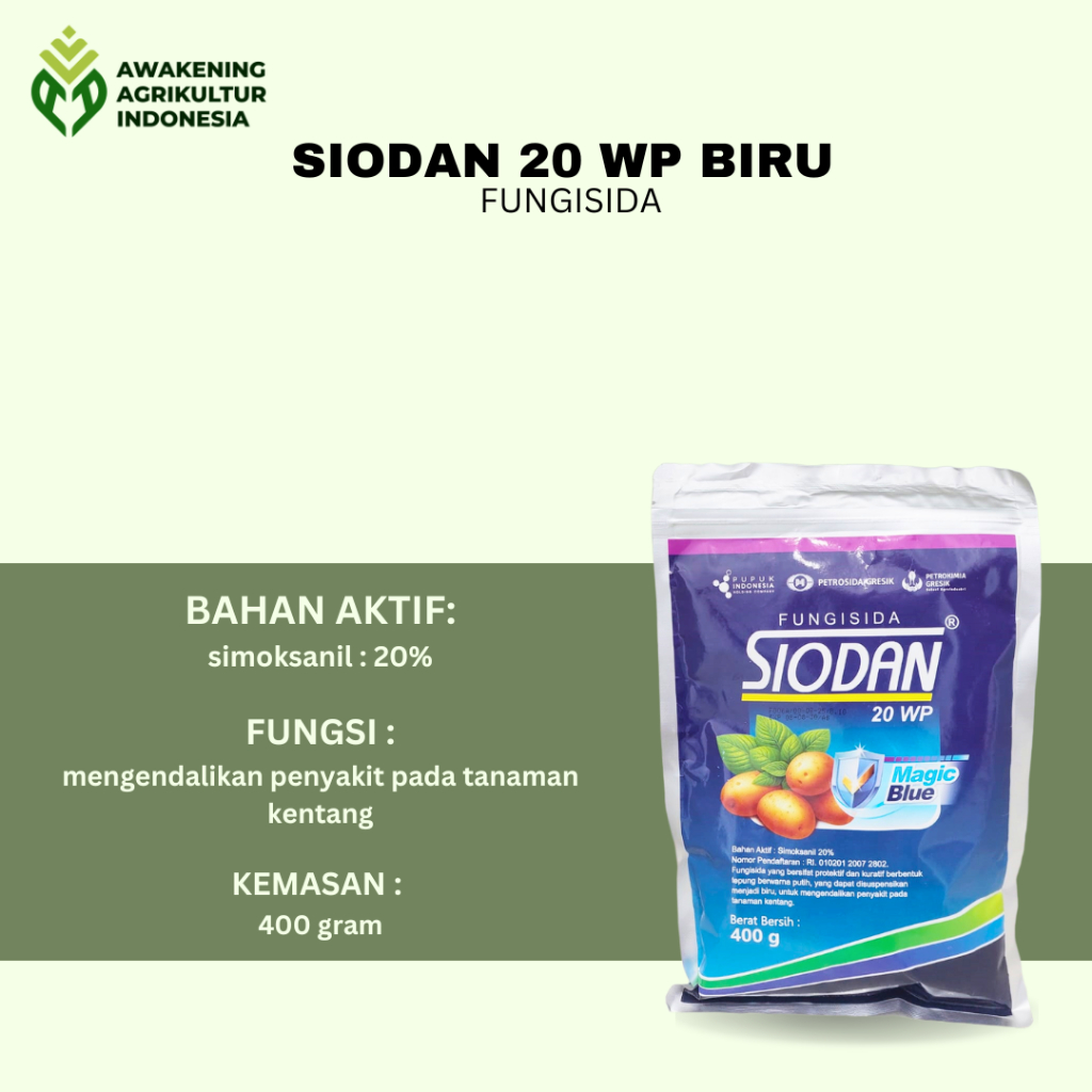 SIODAN 20 WP FUNGISIDA MAGIC BLUE