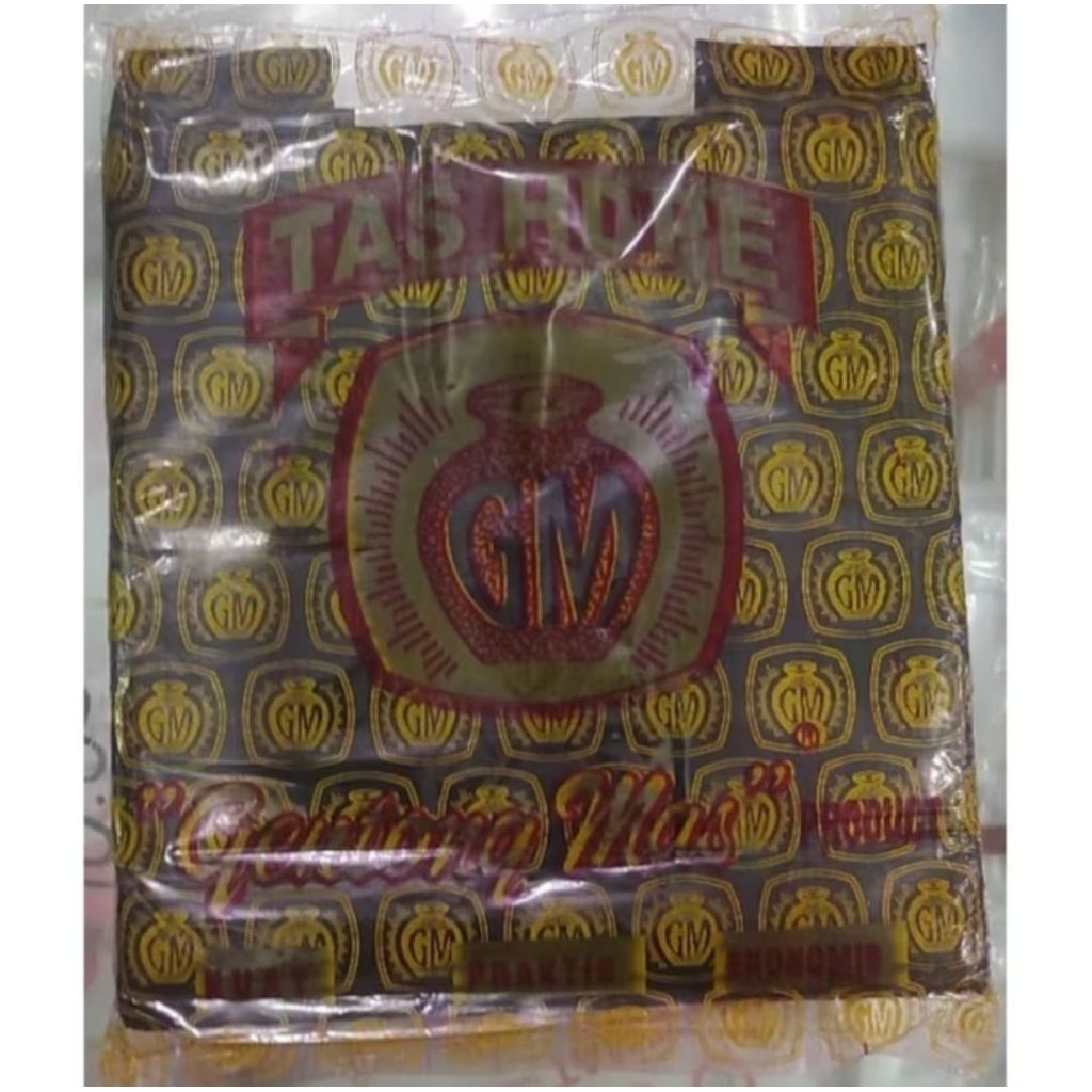 Kantong plastik hitam kecil Gentong