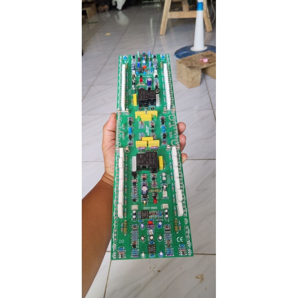 CLASS H 2CHANEL GN15PRO 3U 40CM 1200-1500WAT X2 1PCB UDAH STREO UDAH OCP DAN INPUTBALN