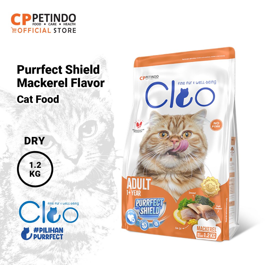 CPPETINDO Cleo Mackerel Adult Cat Food 1.2kg