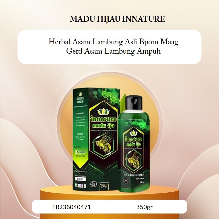 MADU HIJAU INNATURE Herbal Asam Lambung Asli Bpom Madu Hijau Madu Maag Gerd Asam Lambung Ampuh