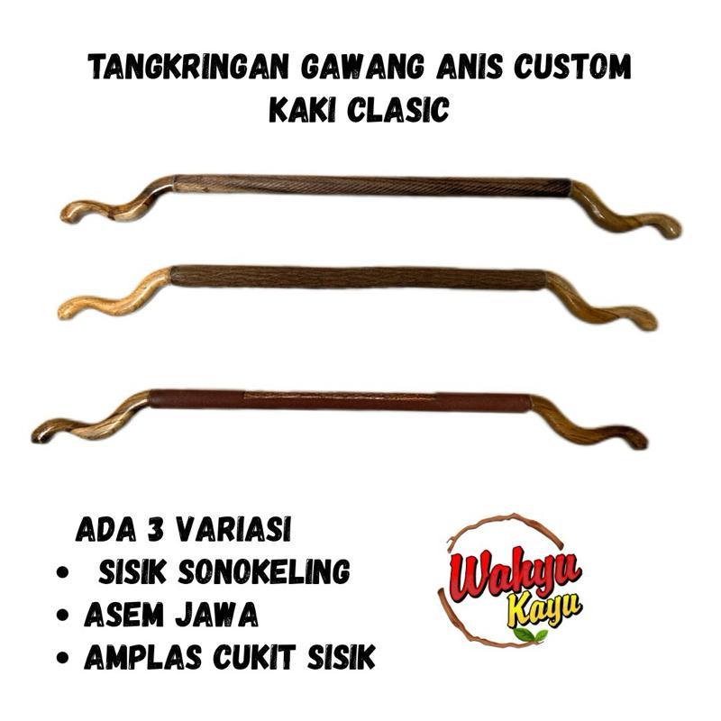 TANGKRINGAN GAWANG ANIS MERAH CUSTOM KAKI CLASIC