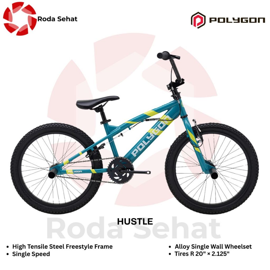 Sepeda BMX 20 Polygon Hustle - Freestyle