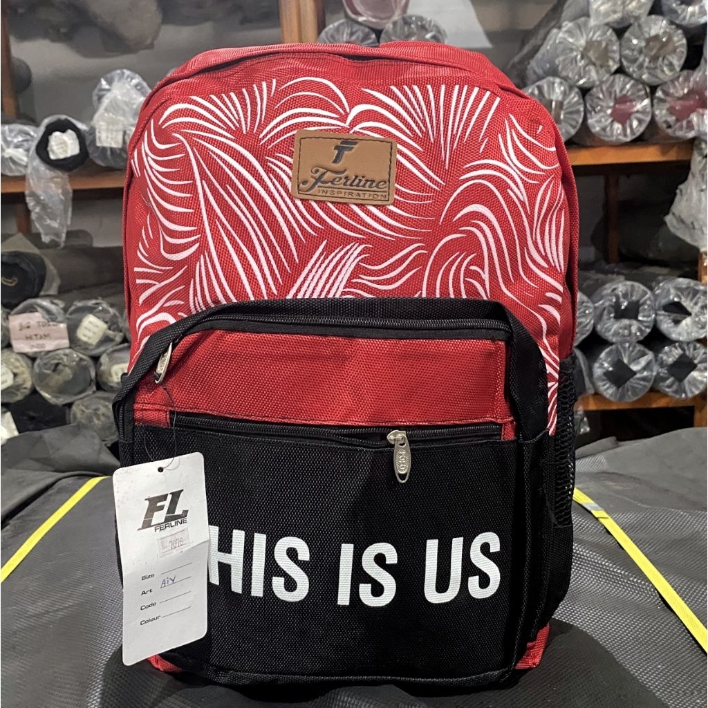 Ferline This Is Us Ransel Sekolah Tas Laptop 1682