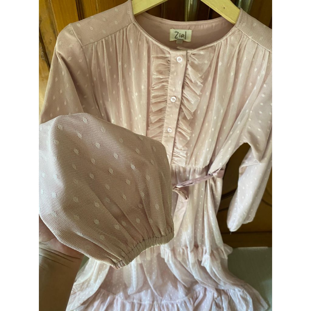 preloved dress Ziel Kids pink