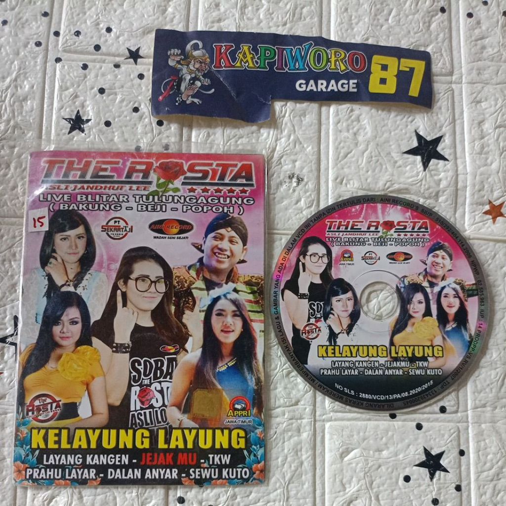 VCD,,, THE ROSTA,,KELAYUNG LAYUNG