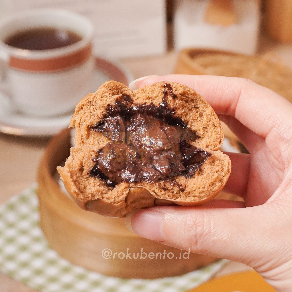 Choco Pao Roku Bento JKT isi 6 - Bakpao Frozen isi Coklat ala Dimsum Halal | Roti Kukus Praktis