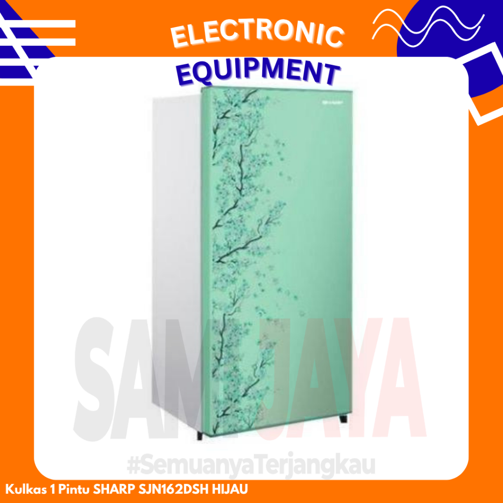 Kulkas 1 Pintu SHARP SJN162DSH HIJAU