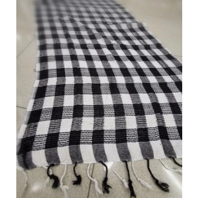 anomancollection Selendang Poleng Rajut Tebal / Selendang Poleng Katun / Selendang Catur Bali