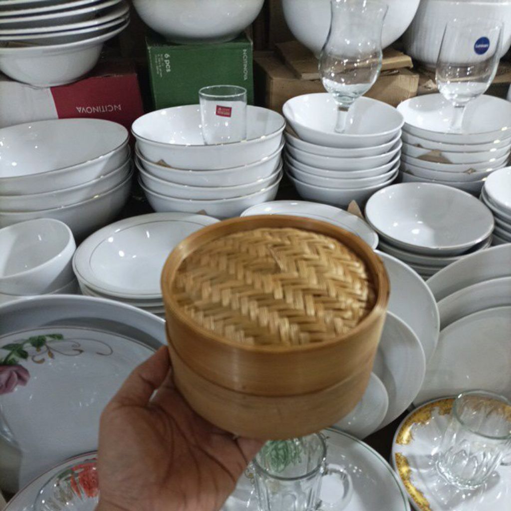 klakat dimsum bambu set 15 cm