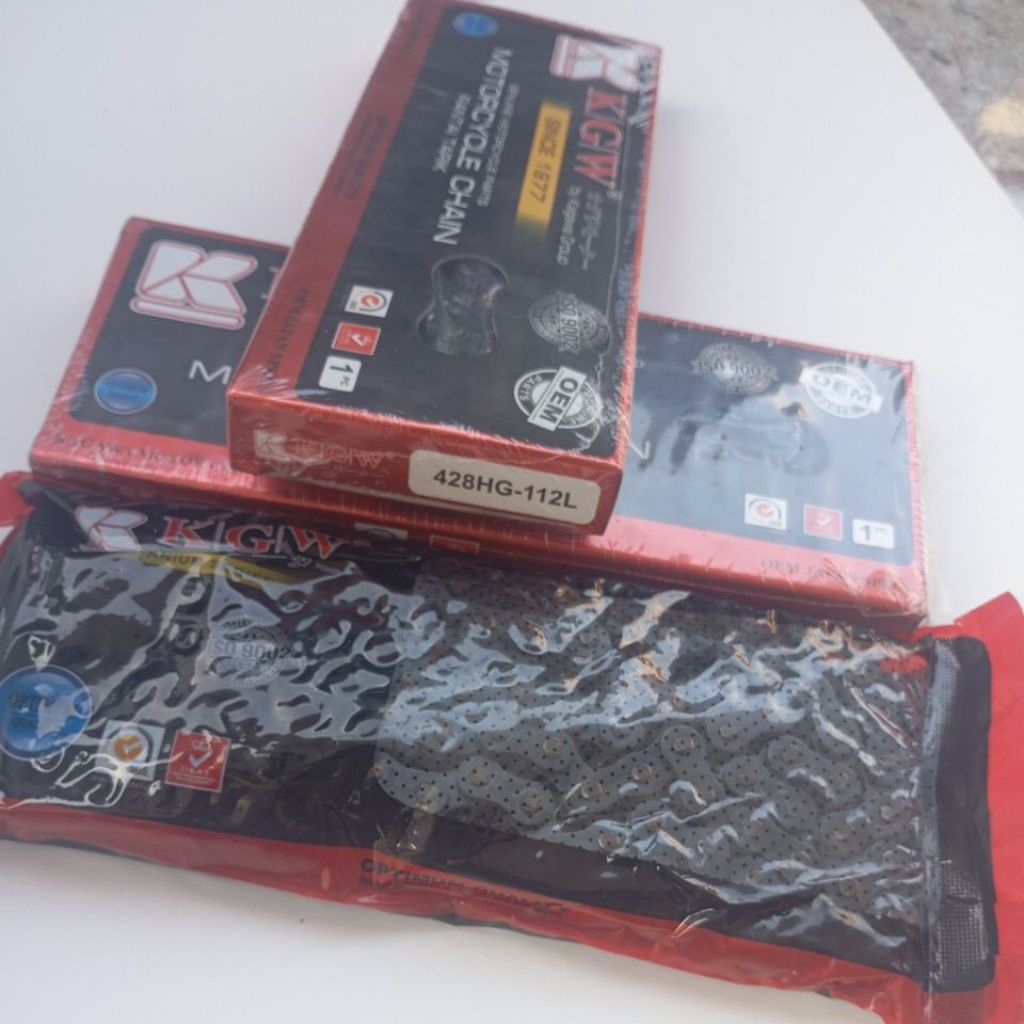 RANTAI TARIK 428H/112L KAGAWA / ROLLER CHAIN KAGAWA KGW TITANIUM SERIES 428HG - 112L
