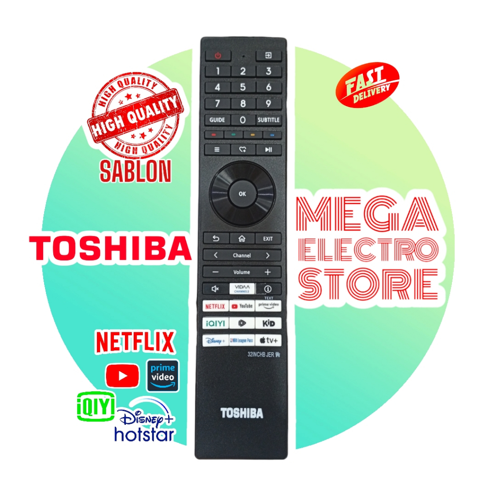 REMOTE TV TOSHIBA SMART ANDROID