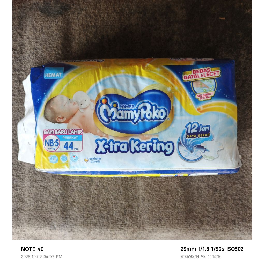 MAMY POKO PANTS XTRA KERING~  NB~S 44