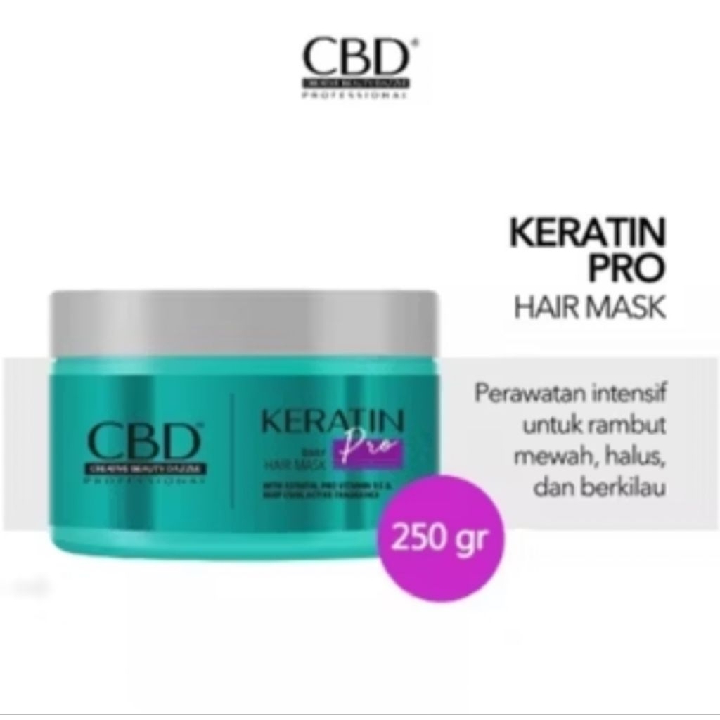 CBD Kreatin Pro 250gr for soft, aging and silky hair
