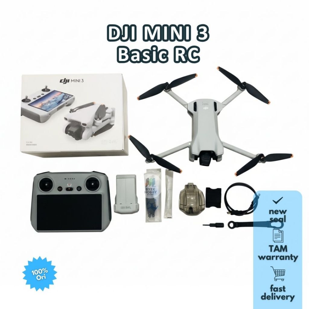 Drone DJI Mini 3 Basic RC (Drone 4K Camera) - Second