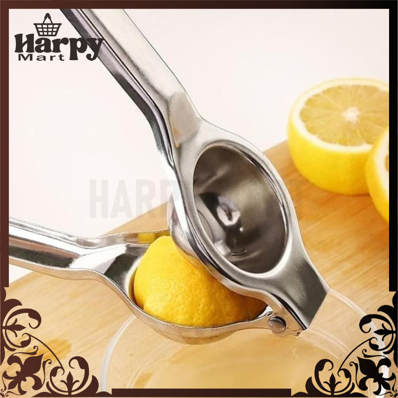 [HARPYMART] ALAT PEMERAS JERUK LEMON STAINLESS / ALAT PEMERAS JERUK MANUAL / PERASAN BUAH STAINLESS 
