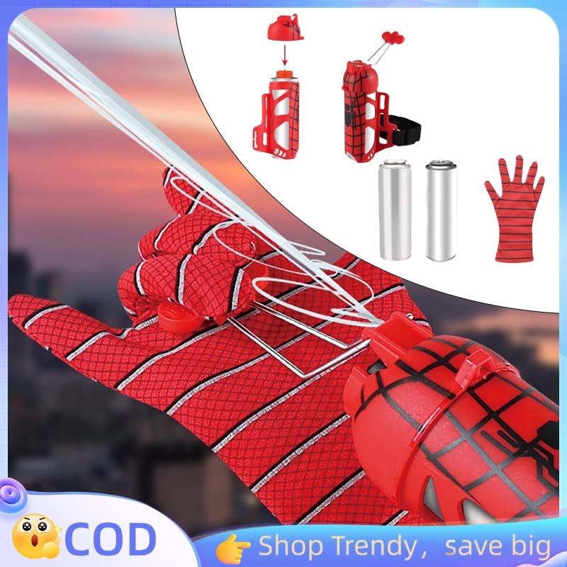 Sarung Tangan Spiderman Mainan Jaring Spiderman Mainan Sarung Tangan Spidermansarung Tangan Mainan S