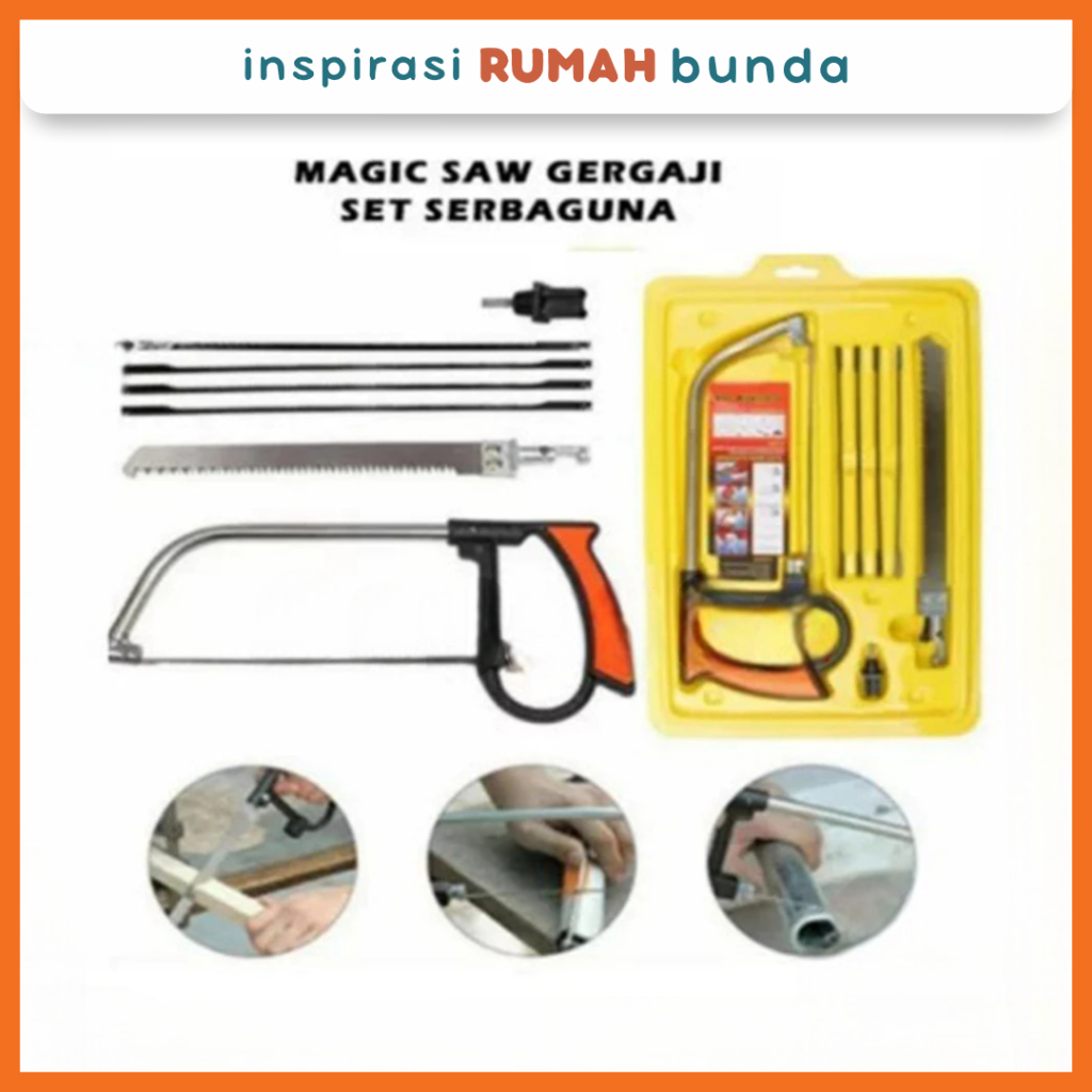 MAGIC SAW GERGAJI BESI GERGAJI KAYU GERGAJI PIPA GERGAJI SERBAGUNA