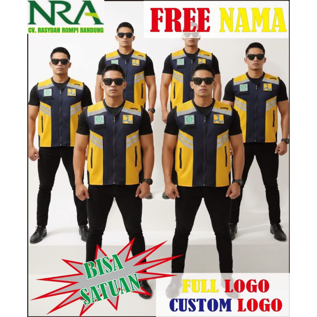 Rompi Dinas Pupr Rompi Pu Rompi Bbws Rompi Pupr Terbaru Rompi Jaring Pupr Rompi Pupr Jaring Kuning R