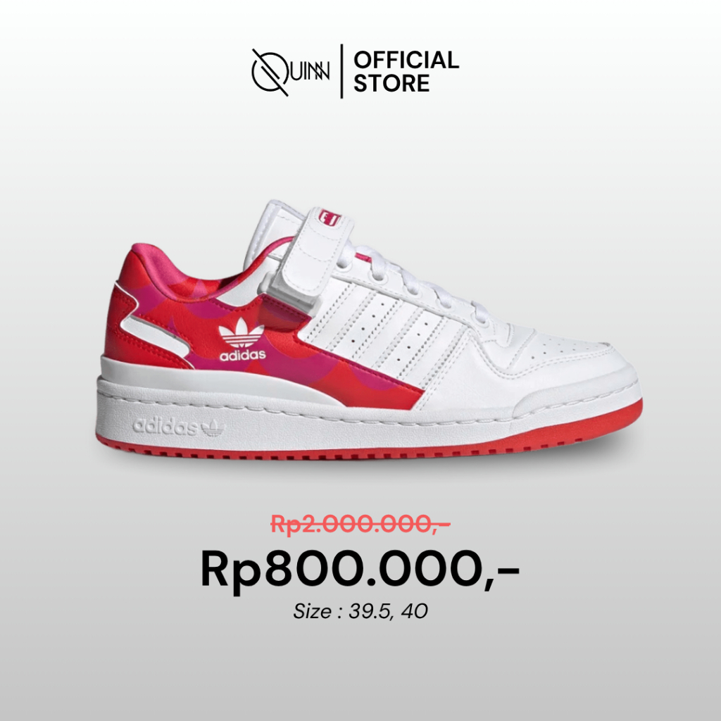 Adidas x Marimekko Forum Low Magenta White Women Shoes / Sepatu Sneakers Wanita
