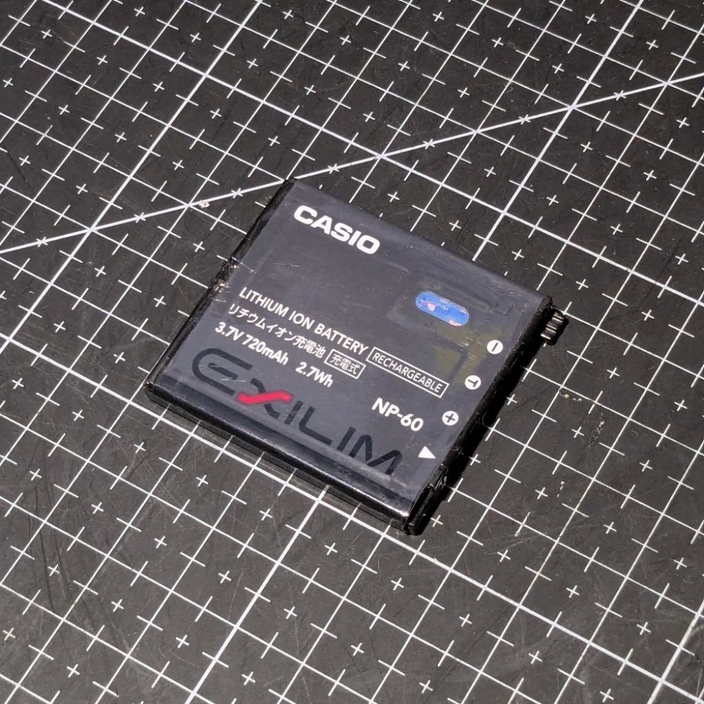 Baterai Casio NP-60 / Baterai Digicam Casio Exilim ORIGINAL