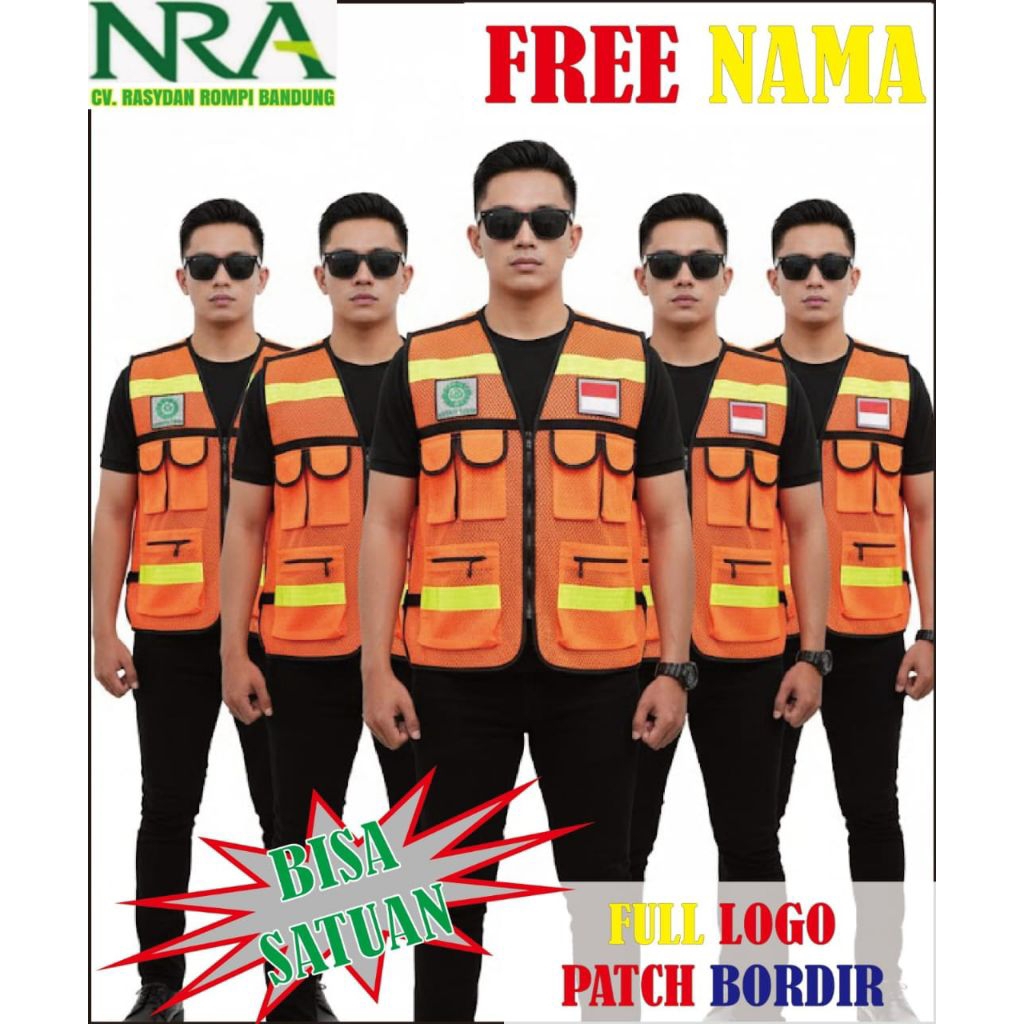 Rompi Safety Rompi Safety K3 Rompi Safety Kerja Lapangan Rompi Safety Proyek Rompi Proyek Rompi Safe