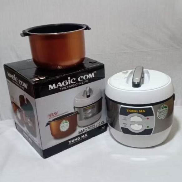 MAGICOM YONGMA SMC-7033 ORIGINAL ASLI YONGMA 2.0 LITER 3IN1 MEMASAK MENGUKUS MENGHANGAT ORIGINAL