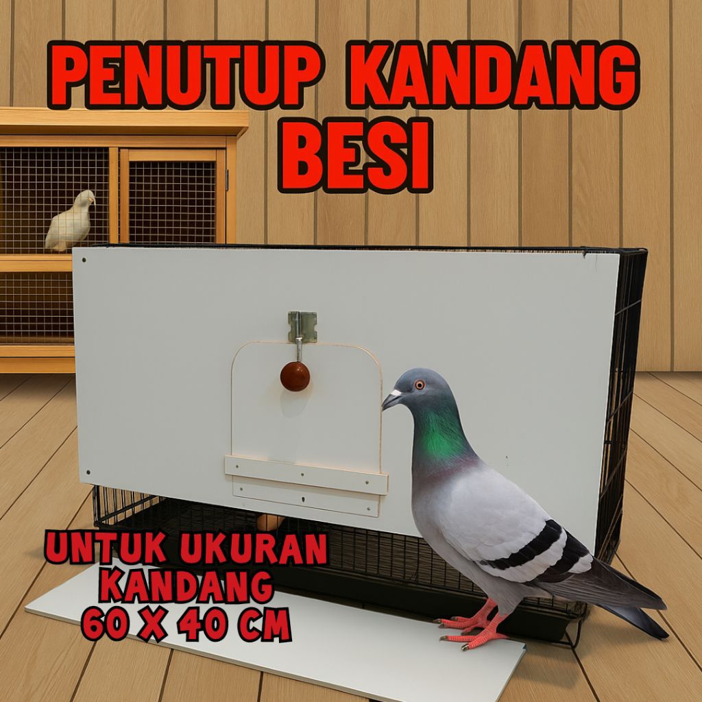 PINTU PENUTUP KANDANG BESI UKURAN KANDANG 60x40cm