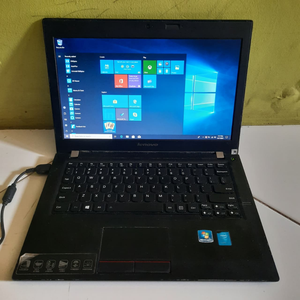 Laptop Lenovo Zhaoyang K20 80 Intel core i3 gen 5 RAM 4GB HDD 500GB SECOND