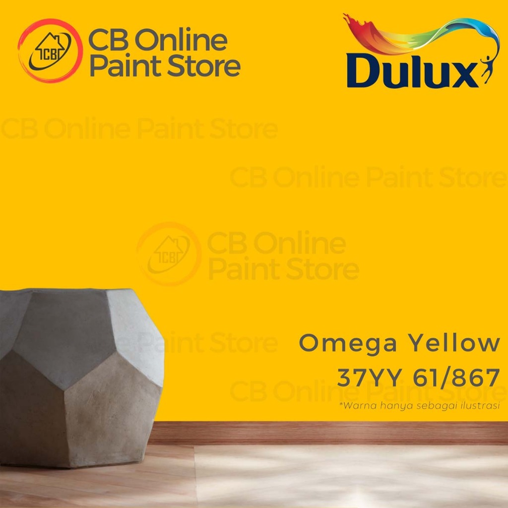 CAT TEMBOK DULUX - OMEGA YELLOW 37YY61/867 - PAIL