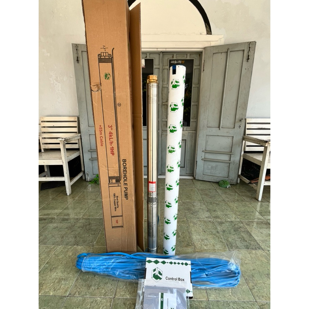 POMPA CELUP HCL 1HP (3”4kl+kbl 55m)