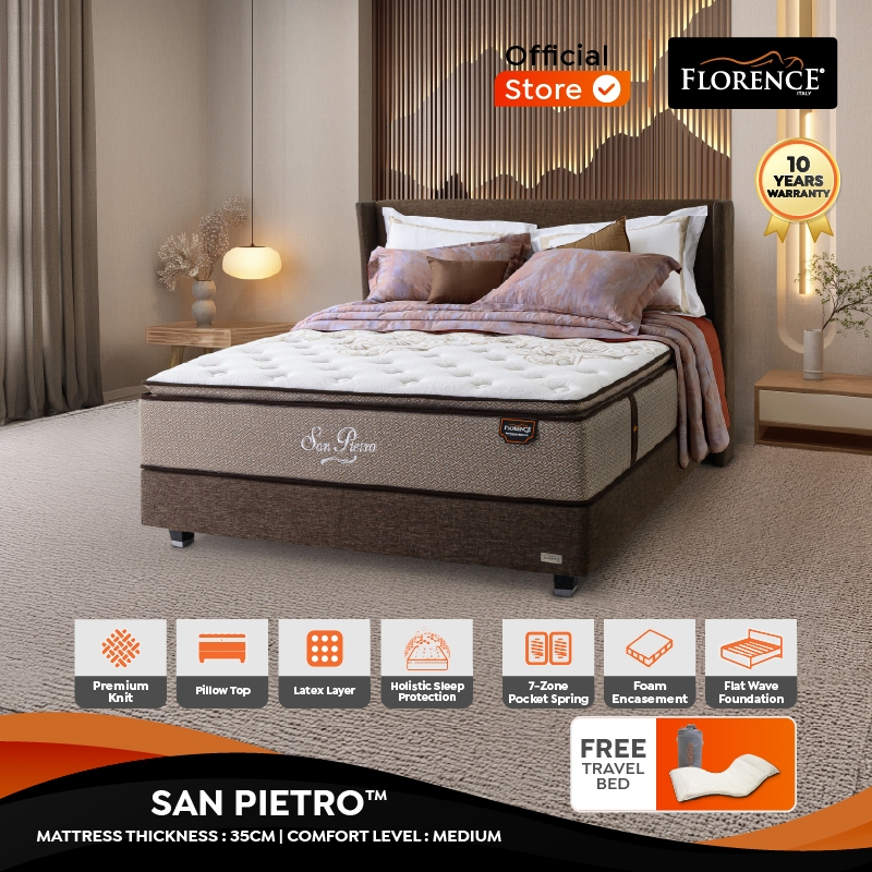 Florence Kasur Spring Bed San Pietro - Mattress Only
