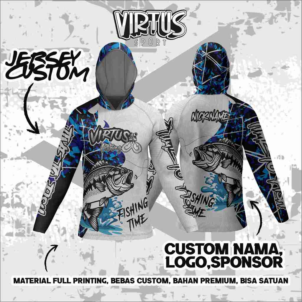 Jersey Mancing Full Printing Bisa Custom Nama