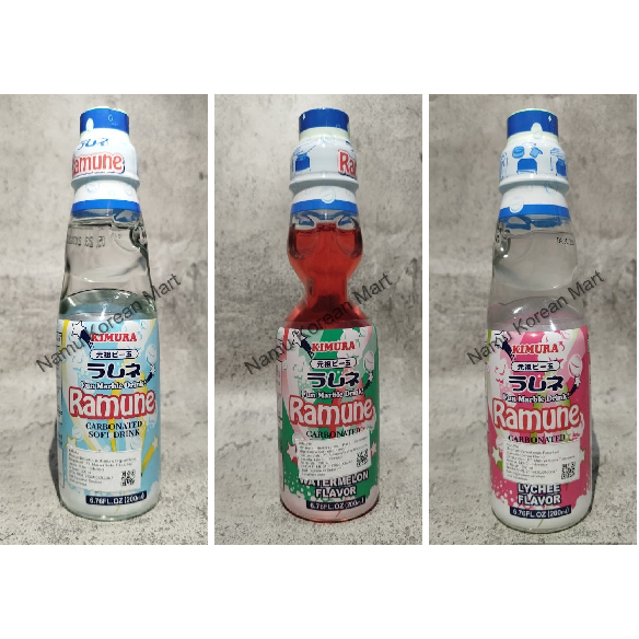 Kimura Ramune Drink / Minuman Soda / Fun Marble Drink / Softdrink / Minuman Soda rasa Buah