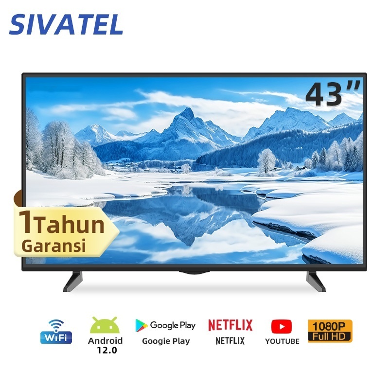 Sivatel TV Smart Android 43 inch TV Digital 32 inch 43 inch TV Android 32 inch Smart TV 43 inch FHD 